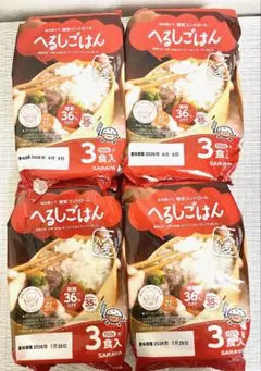 サラヤ ロカボスタイル へるしごはん 12個 3個入×4 レトルトごはんのサムネイル