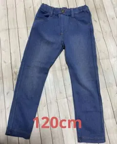 デニムブルー ストレッチパンツ 100cm