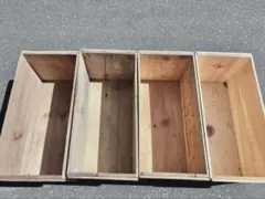 りんご木箱4箱セット　アンティーク用