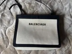 BALENCIAGA キャンバス レザー ショルダーバッグのサムネイル