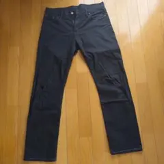 Levi's 513 ブラック スリムデニム 30x32