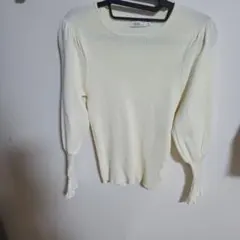 earth music&ecology アイボリー M ニット