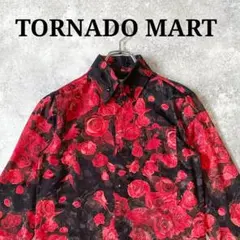 TORNADO MART】長袖シャツ シワ加工 総柄パイソン柄【M】y2k - メルカリ