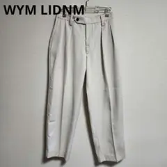 ウィムバイリドム WYM セミワイド テーパードスラックス ツータック パンツ