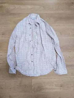 Steven Alan チェック柄 長袖シャツ XSサイズ　madeinUSAのサムネイル