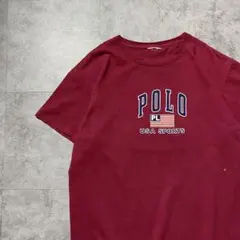Polo Jeans ラルフローレン ポロジーンズ　プリント　レッド　Tシャツ