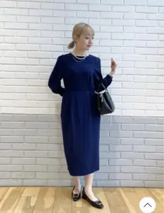 グリーンレーベルリラクシング ワンピース　ネイビー　未使用　タグ付き