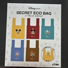 ディズニーストア シークレット エコバッグ ミッキーマウス　羽田空港店　即発送品