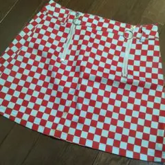 【再値下げ中】CandyStripperチェックスカートのサムネイル