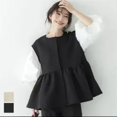 coca キルティングベスト