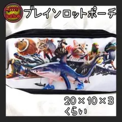 イタリアンブレインロット ポーチ ペンケース 20×10×3くらいかな？