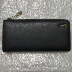 新品未使用 Ｌ字ファスナー 長財布 ブラックのサムネイル