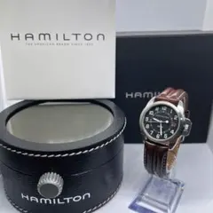 Hamilton 6301 khaki カーキ アクション メンズ　ブラックのサムネイル