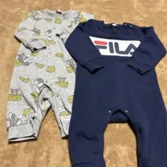 トムとジェリー グレー ロンパース 80.90サイズ