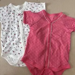 ✽新品✽ ベビー肌着 80cm 花柄・ドット柄