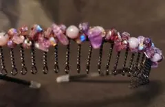 ☆美品☆ ヘアアクセサリー ラインストーン カチューシャ