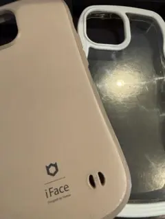 iPhone15 iFace iPhoneケース ベージュ　Hameeなみなみ
