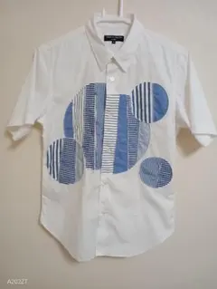 ★COMME des GARCONS HOMMEコムデ2015半袖シャツS美品のサムネイル