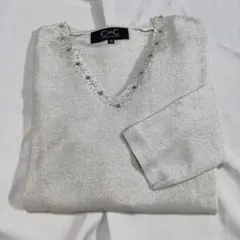 クードシャンス　美品　ラメニット