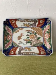 骨董古伊万里長皿 楽天市場】骨董○古伊万里山水図楕円長皿○ | 江戸中期-18世紀頃