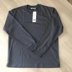 新品　UNIQLO U エアリズムコットンクルーネックTシャツ　グレー