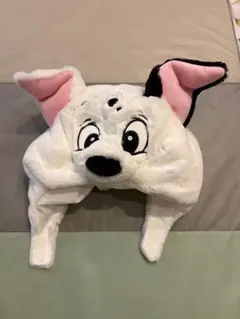 犬キャラクター 耳付きフリース帽子