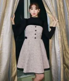 ワンピース herlipto pointed collar mini dress herlipto Pointed Collar Mini Dress