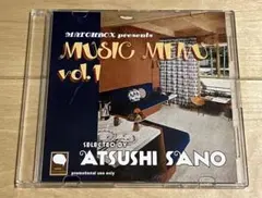 ATSTUSHI SANO MUSIC MENU vol.1 CD-R