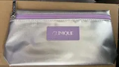 【未使用】CLINIQUE ポーチ シルバー　※他のポーチとまとめ依頼歓迎‼︎