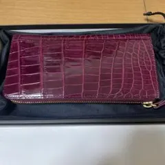 JRA☆シャイニングクロコダイル☆日本製ロングウォレット三宝ZAOタマミ