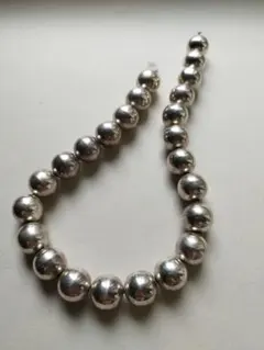 Mexico メキシコ ヴィンテージ シルバー ボールチェーン ネックレス