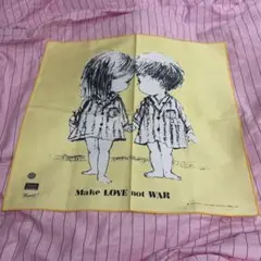 【新品】mopetts Make LOVE not WAR ハンカチ