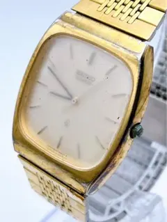 SEIKO セイコー 腕時計 稼働品 6030-5220 電池交換済 ゴールド