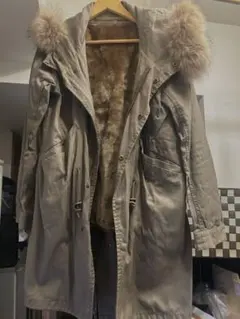 値下げ　ジャーナルスタンダード　モッズコート ファー付き