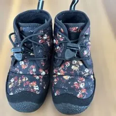 KEEN フラワープリント ブーツ　16センチ