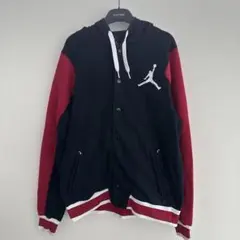 Jordan ジャンプマンロゴ パーカー ネイビー/レッド
