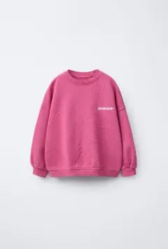 zarakids テキストプリントスウェットシャツ　5y