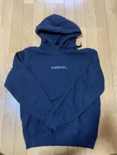 KANGOL ブラック フード付きパーカー