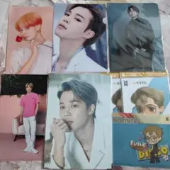 BTS ジミン　クリアファイル、 プレミアムフォト、 ノートおまとめ