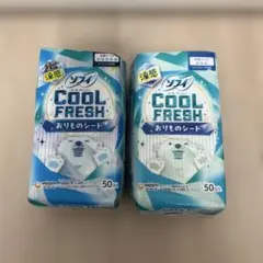ソフィ COOL FRESH 超涼感・涼感おりものシート50枚× 2パックのサムネイル