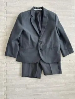 《入園式》H&M グレー スーツブレザー(98)ショートパンツ(92)セット