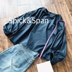 Spick&Span コットン混ボリュームスリーブブラウス