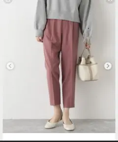 グローバルワーク　ウツクシルエットテーパードパンツ　XS