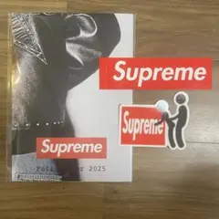 シュプリーム　supreme ノベルティ　ステッカー　ポスター　25FW