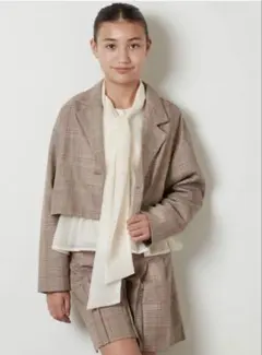 チェック柄ショートジャケット150のサムネイル