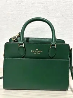 Kate spade ショルダーバッグ ハンドバッグ 2WAY グリーン