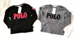 【新品】POLO　ロゴ♡トップス2点セット（100）