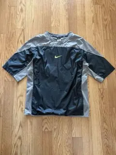 NIKE NFTB ピステ 半袖 ブラック/グレー/（ロゴ:イエロー）サイズM