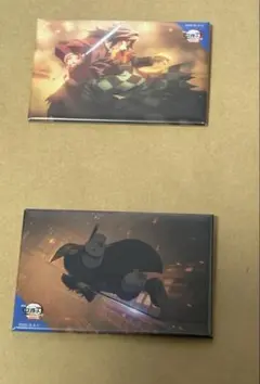 鬼滅の刃 ufotable 冨岡義勇 全方位缶バッジ2点 竈門炭治郎