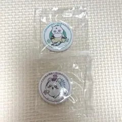ちいかわ くら寿司 あのこ モモンガ 缶バッチ 2点セット